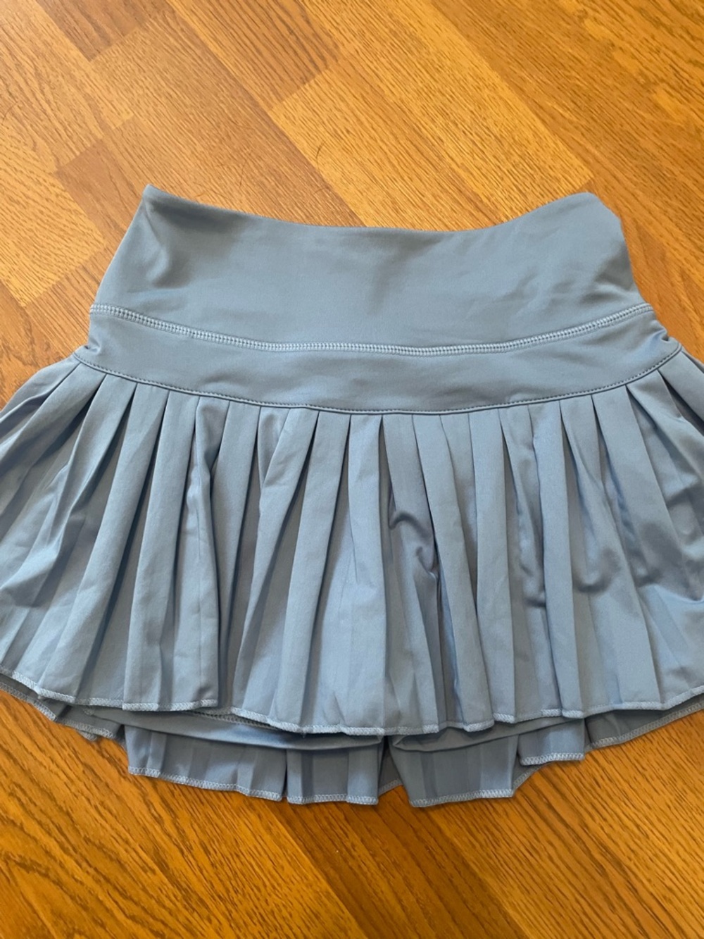 Goldhinge Skort in Dusty Blue